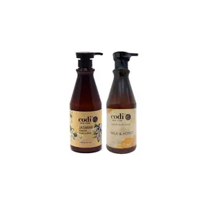 Codi Hand & Body Lotion JASMINE & MILK AND HONEY 750ml Each – Moisturizing, Nourishing, Non-Greasy Formula Moisture