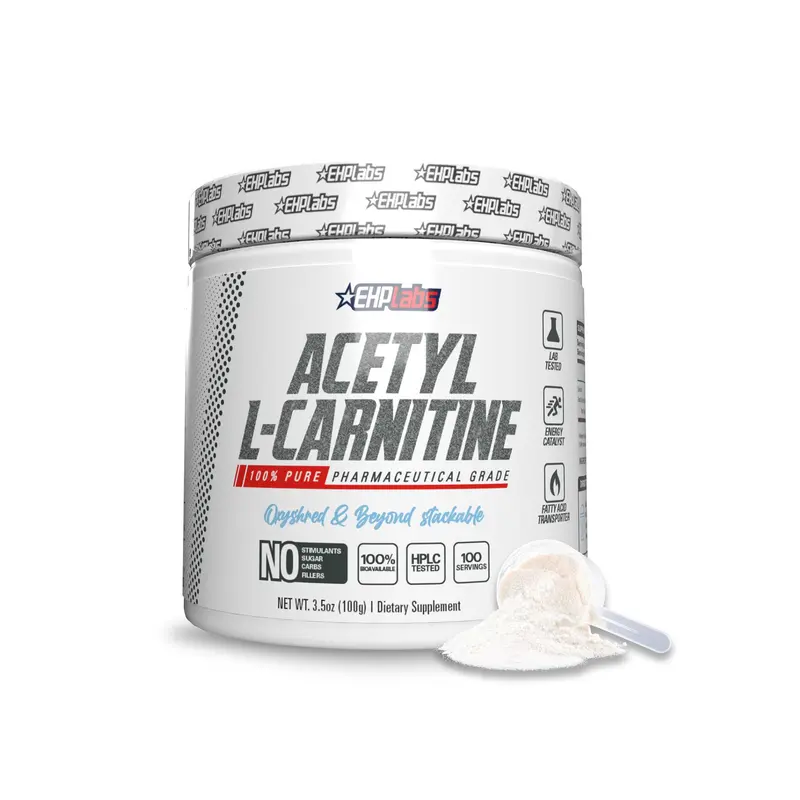 EHPlabs Acetyl L Carnitine Powder 100g | New Year New Me