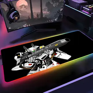 Robotech Mouse Pad Gamer Rgb 1000×500mm 900×400mm 800×400mm 600x300mm Desk Mat Back Light Led Mousepad Setup Gaming Accessories Deskmat Big Mousepad Backlight