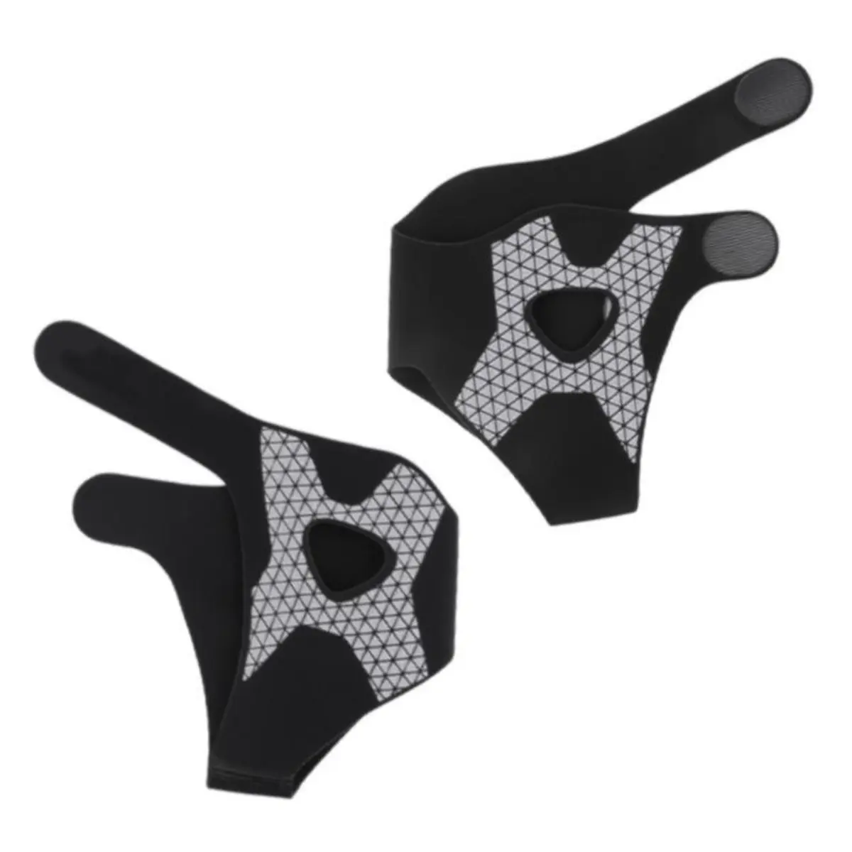 2-Pcs Ankle Compression Sleeves - Elastic Adjustable Hook & Loop Support Braces, Breathable Fit, Prop 65 Safe, XL Sporty Chic Anti-Injury Gear for Gym, Outdoor Safe Daily Wear