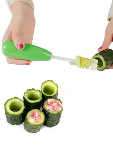 Plastic Corer Tool - Vegetable Fruit Digging Device for Kitchen, Durable Plastic Tool for Versatile Use