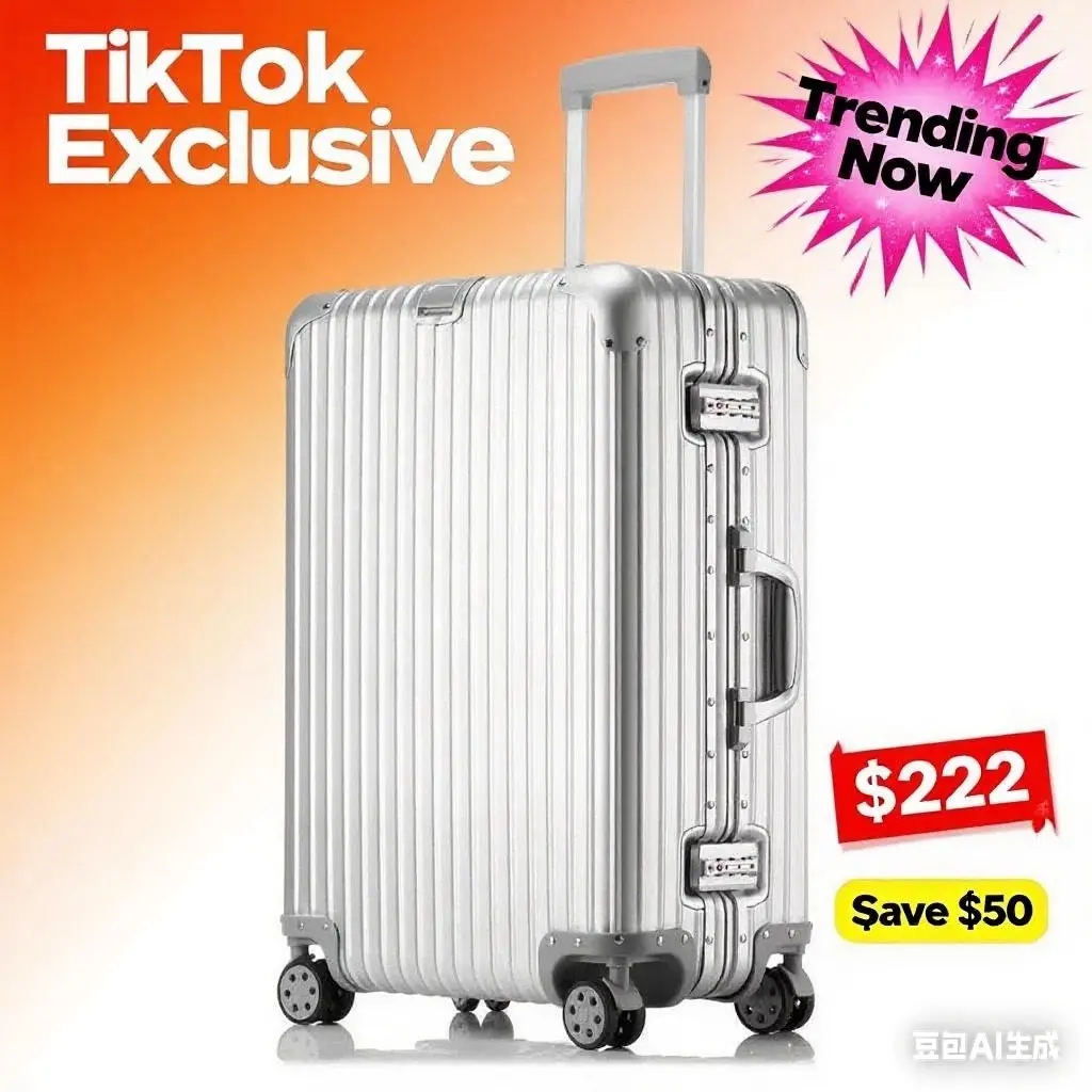Aluminum Magnesium Alloy Luggage Large Capacity Trolley Case