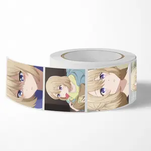 500 Pieces 1 Inch Anime Character Stickers, Decorative Labels for Water Bottles, Phone Cases, Envelopes, Fun & Creative Design