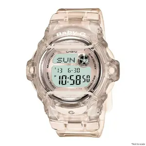 Casio Baby-G Digital Watch with Translucent Strap