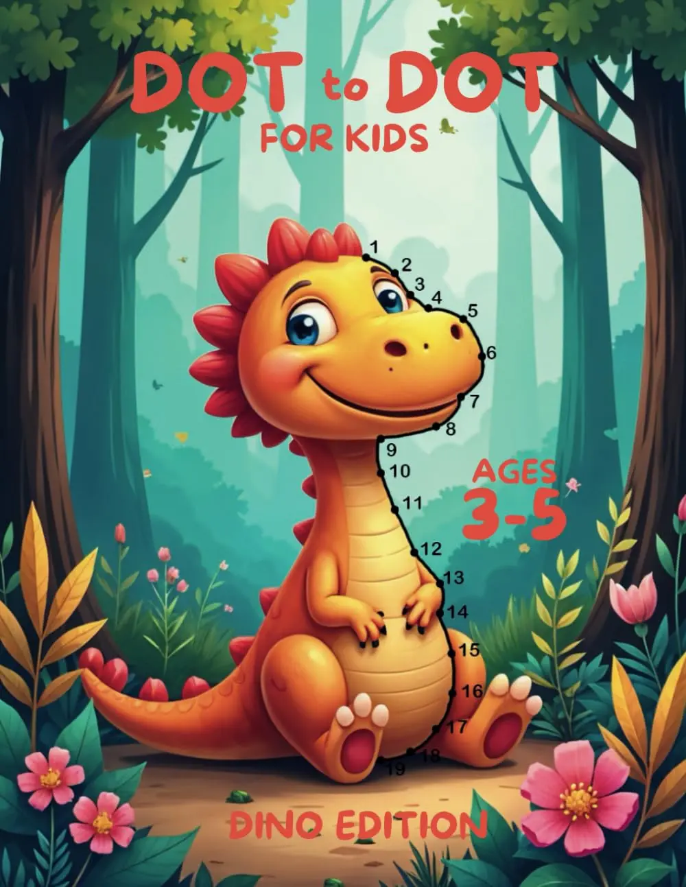 Dot to Dot for Kids: Dino Edition