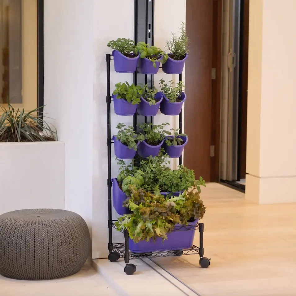 Watex Mobile Green Wall, single frame, irrigation kit included