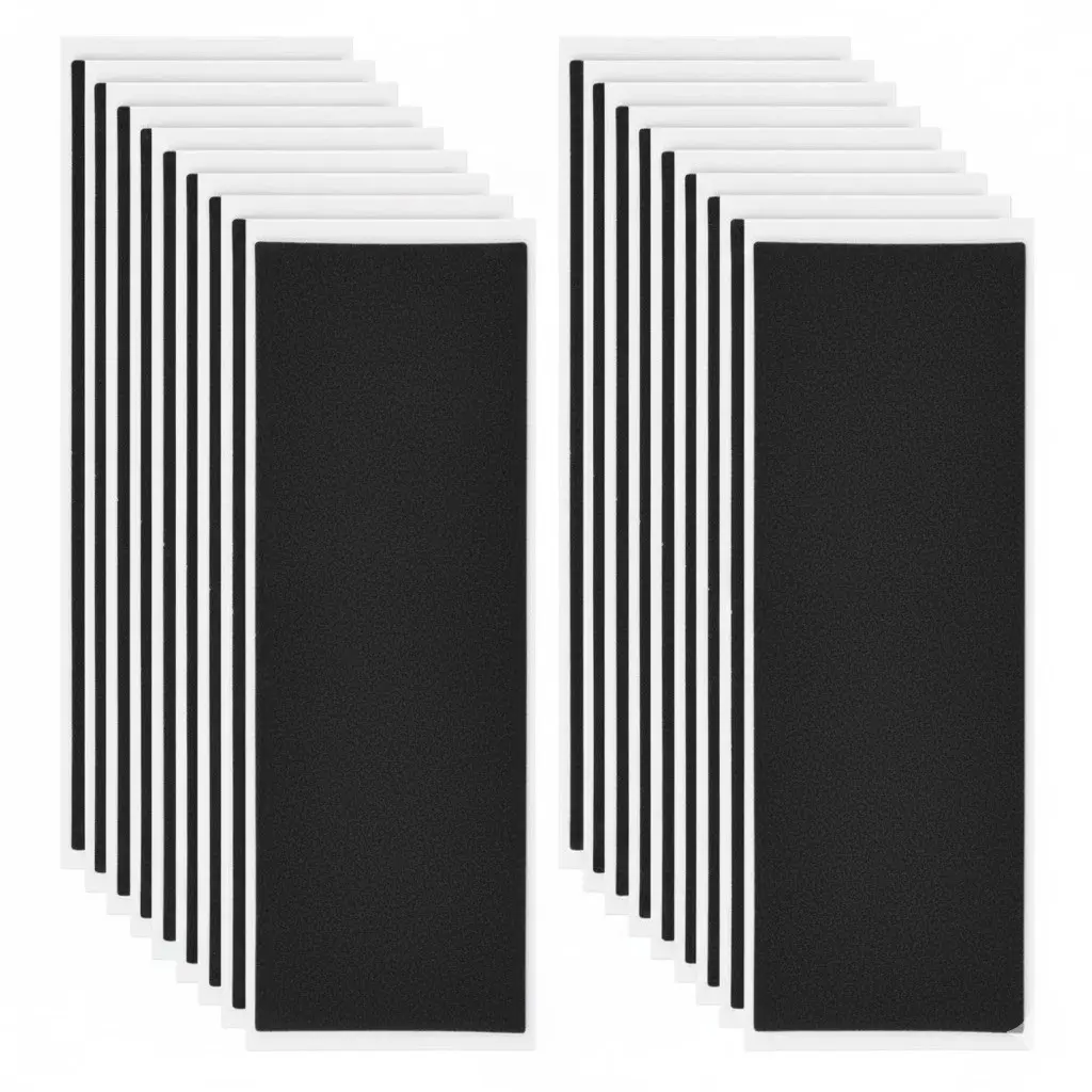Yitap Anti-Slip Fingerboard Tape Set, 8 Sheets, 110x38mm Professional Foam Stickers, Super Strong Adhesive, Mini Skateboard Grip, Grip Tape Thumb Skateboard