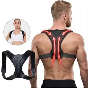Adjustable back shoulder posture corrector belt clavicle spinal support home office sport upper back neck brace