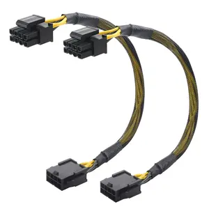 2-Pack 8 Pin EPS CPU Extension  - 10 Inches, 8-Pin ATX/CPU Power  Male to Female