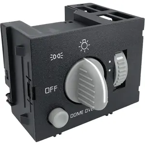 KDO  Headlight Switch Compatible with 95-98 Chevy GMC Vehicles C1500 C2500 C3500 K1500 K2500 K3500 Express1500 2500 3500 Headlamp Instrument Panel Dimmer and Dome Lamp Switch 93443101 D1523H