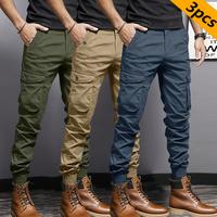 Navy Blue + Khaki + Army Green