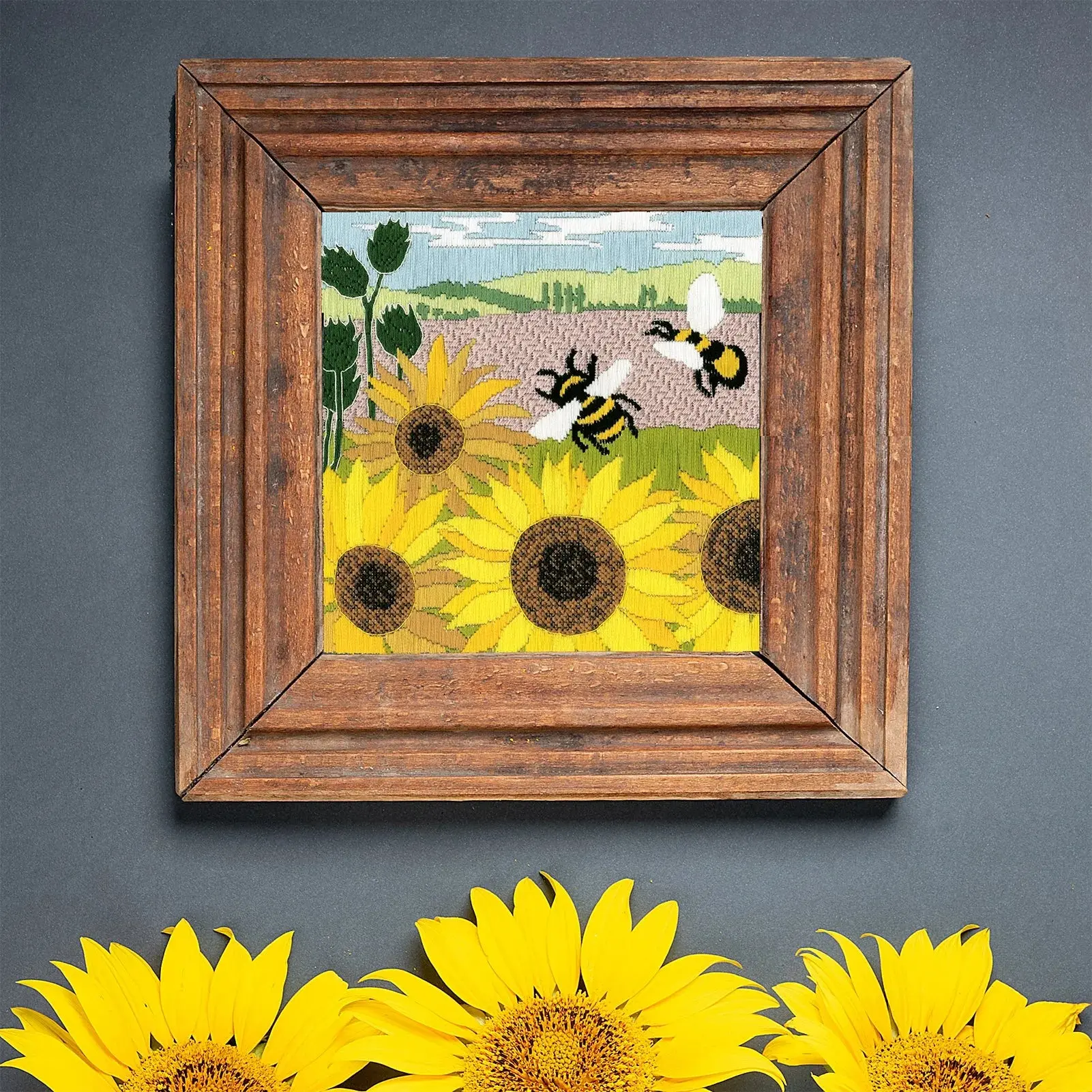 Sunflower Fields Counted Cross Stitch Kit by Bothy Threads SSKH4