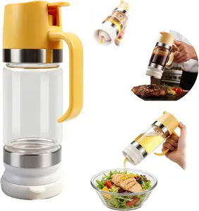 12oz Glass Honey & Syrup Dispenser with Bottom Release Valve Transparent Design for Kitchen Organization and Easy Dispensing - Bottles