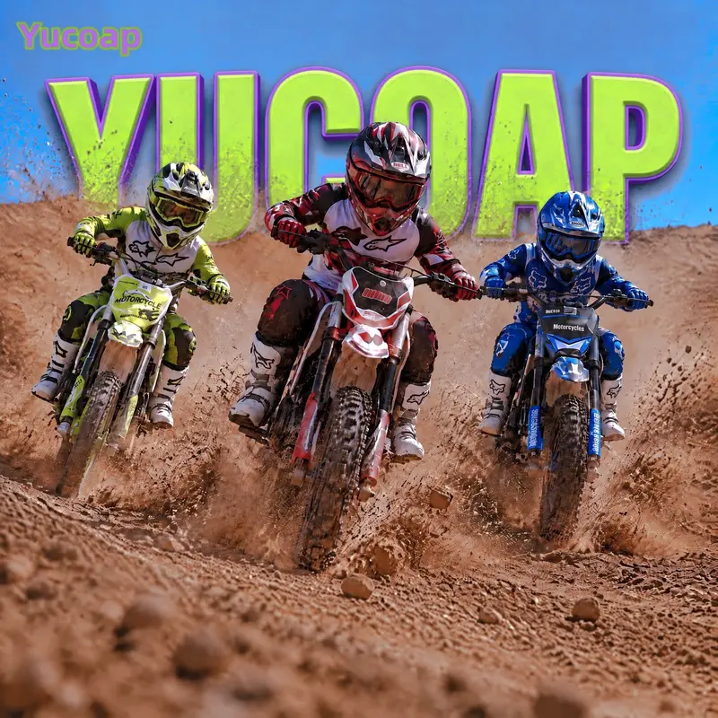 【Christmas Gift】YUCOAP 709 Kids' Bike Ride-on Toy(New),Off-Road Toy Bike with Dual Disc Brakes,Idea Gift for Childhood,Multiple Styles & Colors Perfect Birthday Gift & Holiday Gift,Fun Outdoor Toy Gift Season