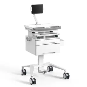 MedHub Mobile Workstation with Drawers and Tablet Arm
