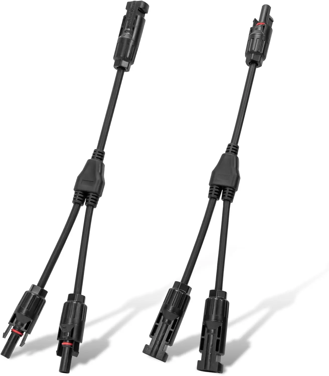 Solar Connectors Y Branch Parallel PV Adapter Cable Wire Plug Tool Kit for Solar Panel(M/FF+F/MM)