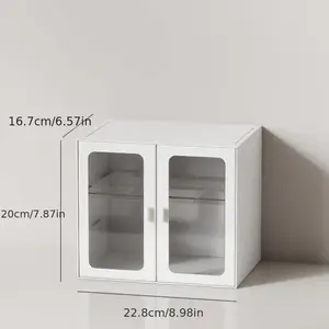 Transparent Cosmetic Storage Box, Desktop Dustproof Skincare Organizer, Makeup Table Organizing Case, Lipstick Holder