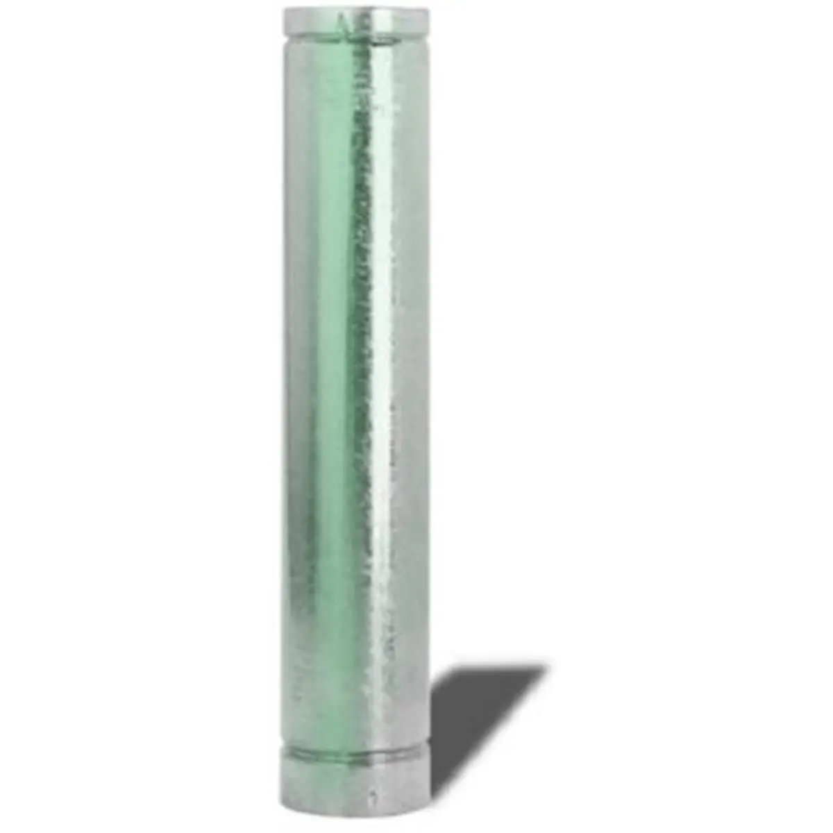 212 MAIN Round Type B Gas Vent Chimney Pipe, 4 in. x 5 ft. Metal Pipe Fitting for Gas Venting Applications, Venting Pipe
