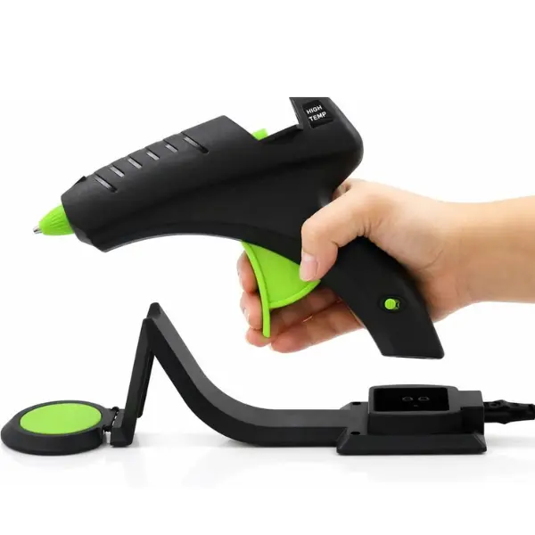 Cordless Craft Hot Glue Gun, 60W Fast Heating Adhesive Tool for DIY Crafts, Home Decor, Woodworking & Repair Projects