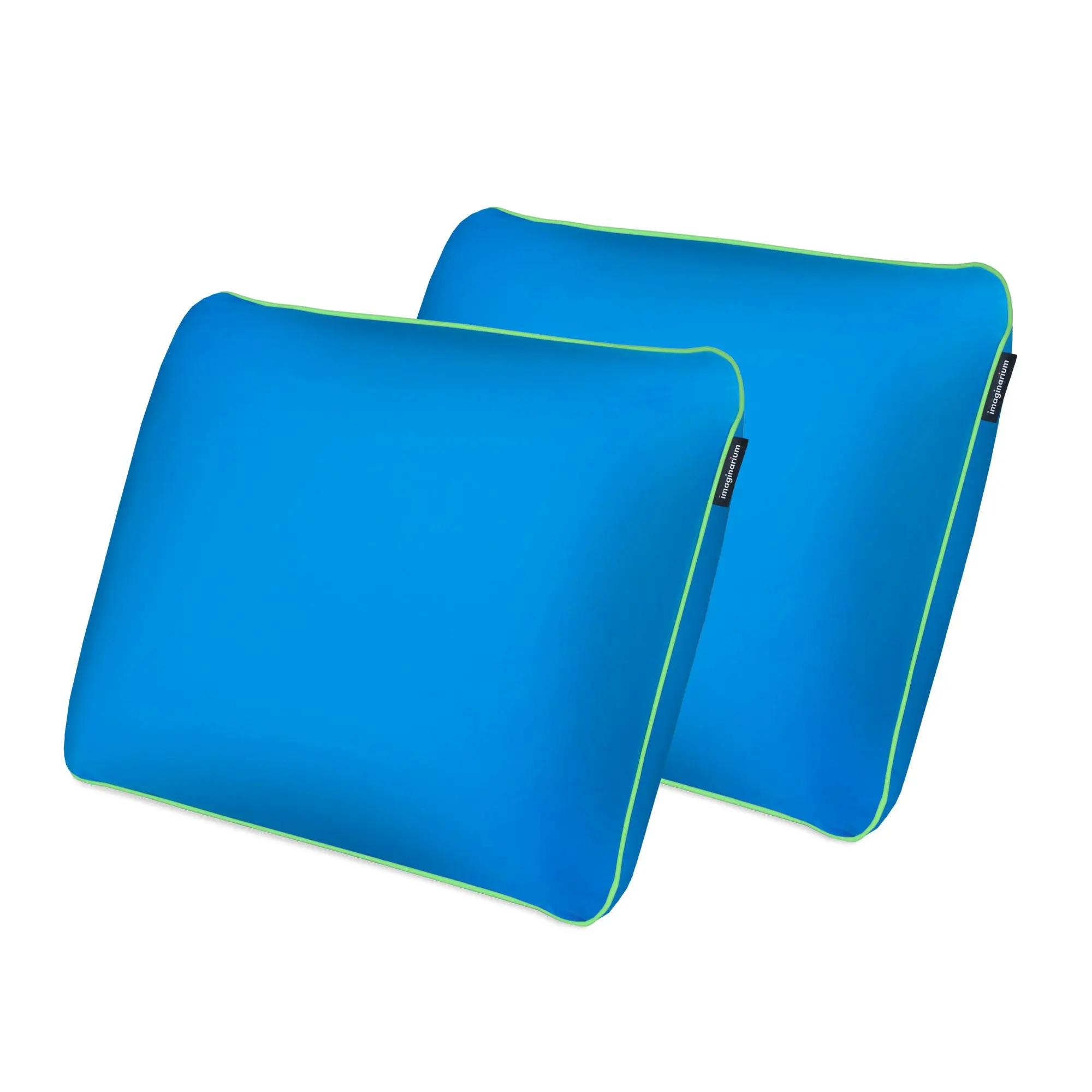 Fun Pillow - 2 Pack, Cooling Memory Foam Pillow with CertiPUR-US Foam, Removable Cover, 16" x 24", 2.2 lbs, Machine Washable, Limited Warranty