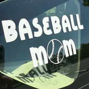 Baseball mom car decal - car decal baseball - vinyl car decal - car stickers for moms - mom life car decal - sports moms - baseball decal