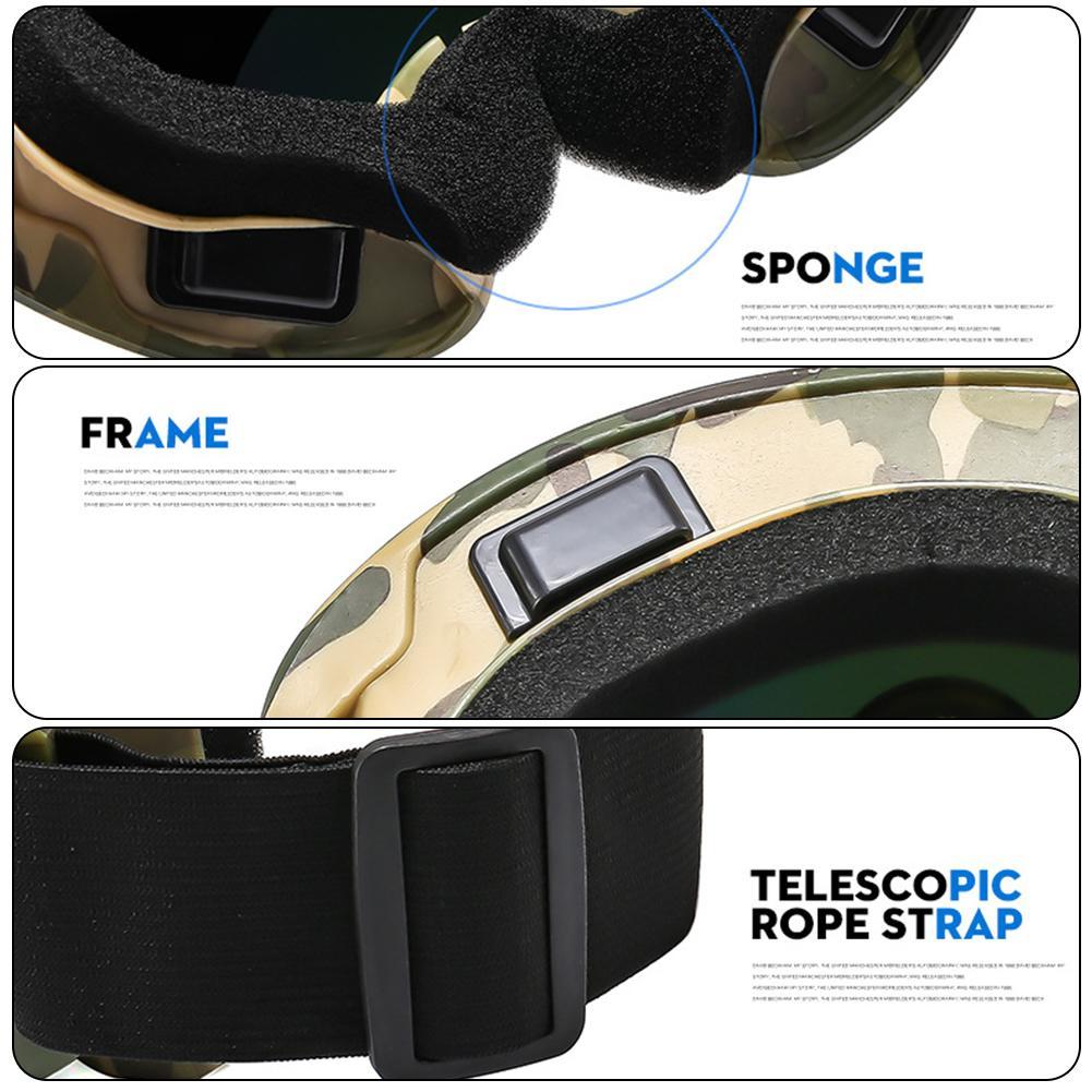 Large Frame Ski Goggles for Men Women Colorful Lens Anti-Fog UV Protection Snowboard Goggles Wide Vision Impact Resistant Snow Goggles for Skiing Snowboarding Winter Outdoor Sports Mountain Riding