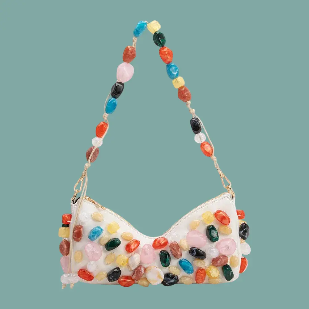 Rhodes Ivory Shoulder Bag