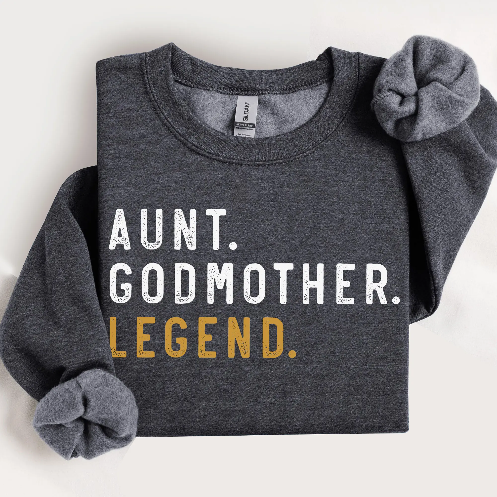 Aunt Godmother Legend Sweatshirt, Funny Godparent Sweater Gift, Aunt Gift, Godmother Sister In Law Gift Gifts