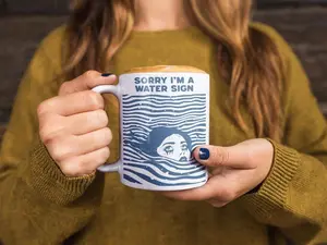 [Sale off up to 50%] Water Sign Zodiac Mug, Pisces, Cancer, Scorpio Astrology Gift, 11oz & 15oz ceramic mug