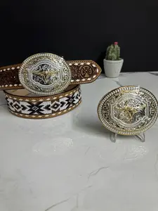 Hereford Long Horn Belt Buckle