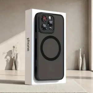 Classic Acrylic Transparent Magnetic Phone Case for iPhone 17/16/15/14/13/12/11 Pro Max, Beauty & Protection, Perfect Gift for Family & Friends
