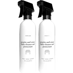 Granite and Stone Daily Cleaner and Protectant - Cleans, Shines, and Protects - For Granite, Quartz, Marble, Tile, and Stone Surfaces - 16 oz, 2 Pack