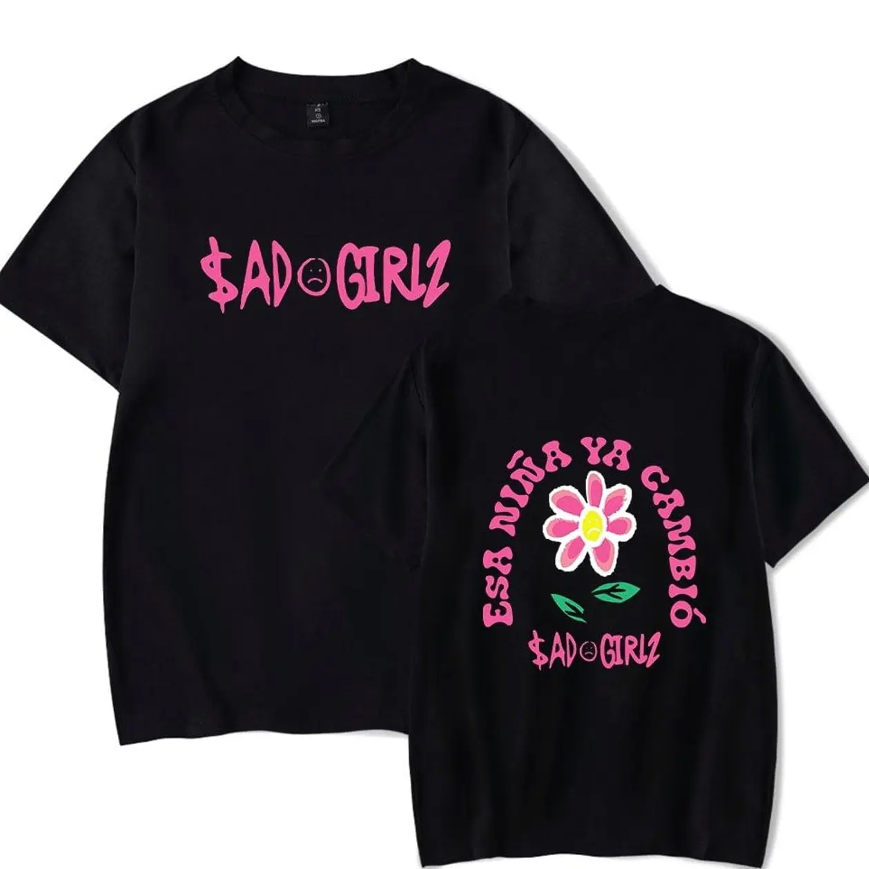 Junior H Sadgirlz T-Shirt, Merch Summer For Women Men Unisex Short Sleeve Tshirt Fashion Hiphop Streetwear