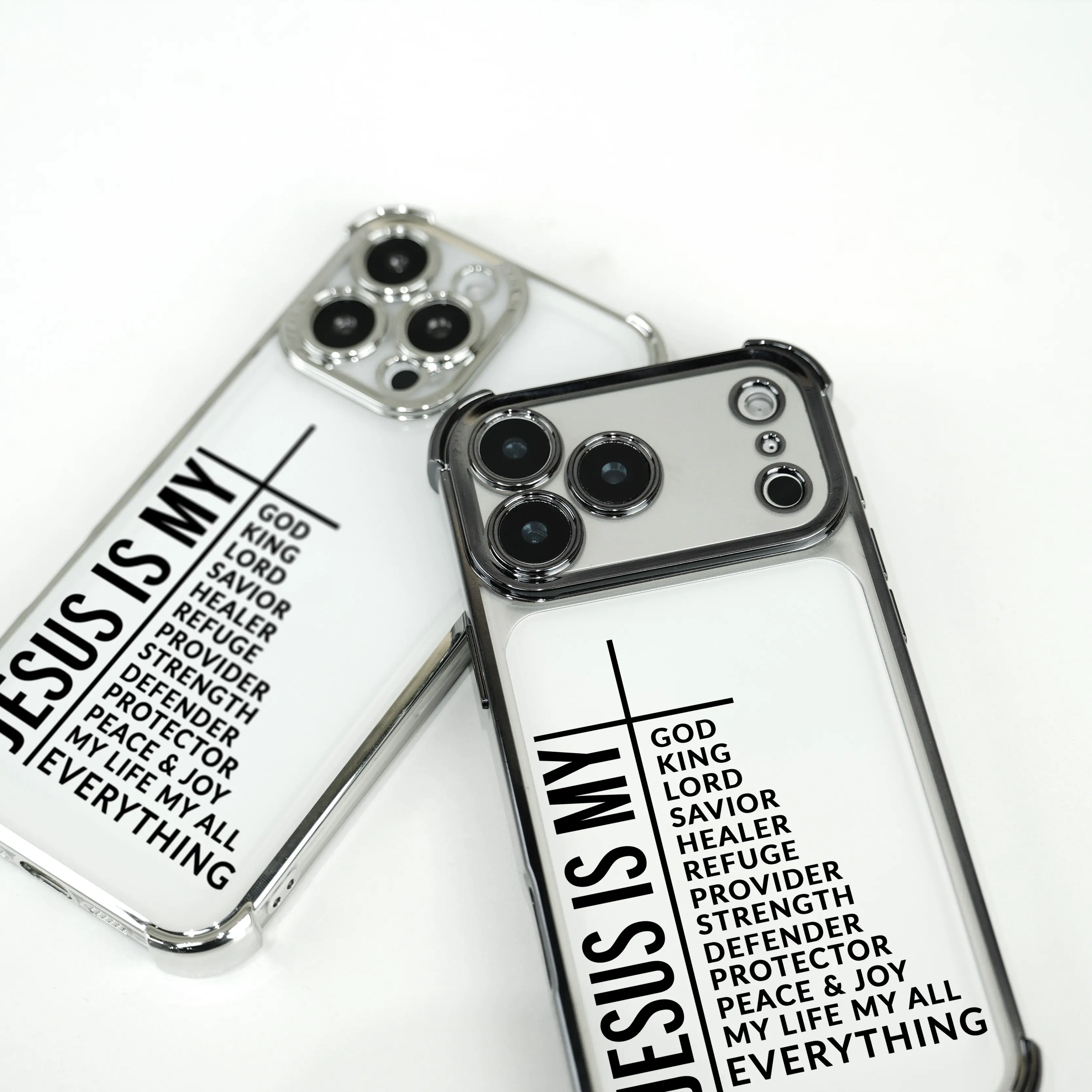 Faith-Focused Scripture Verse Pattern Silicone Phone Case - Durable Bumper, TPU Shockproof Protection Accessory for iPhone 17 Pro Max,16,15 Plus,14,13,12,11,XR,XS & Samsung Galaxy S25,S24,S23,S22 (JY20), Accessories