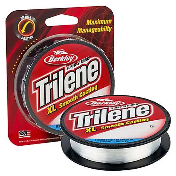 Berkley Trilene XL Monofilament Basic Fishing Gear Supplies, Fluorescent Clear/Blue Filler Spools, 300-330 yds