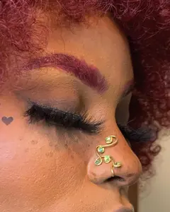 Delicate Vine Nose Cuff Non Pierced Jewelry Unisex Nose Jewelry for Stylish Look