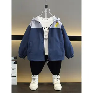 NewCute Korean-Style Jackets for Toddlers Featuring Adorable Cartoon Dinosaurs, Stylish And Versatile for Comfortable Casual Wear And Sports