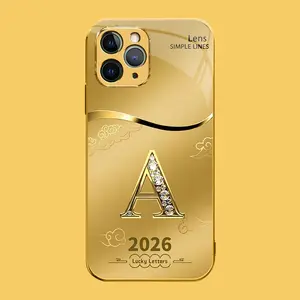 Suitable for [iPhone 11 Pro Max] high-end phone case🤩，choose from 26 letters of the English alphabet, each with an exquisite auspicious cloud pattern to bring you good luck YM99