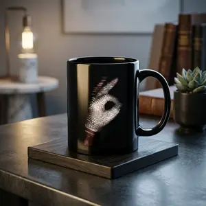 Drake "Ice Man" Album Official Artwork — Team Drizzy Premium Cotton Mug | Drake Drizzy Fan-Exclusive Printed Mug | "Ice Man" Album Merch: Trendy Streetwear-Style Mug | Drake Fan Gift — Vintage Collector's Edition Mug