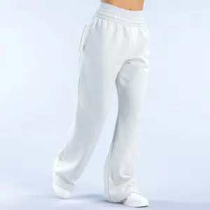 <WITH FULL LOGO> DFYNE Signature Wide Leg Jogger - Casual Wide Leg Jogger Pants Women Lounge Sweatpants Daily Wear