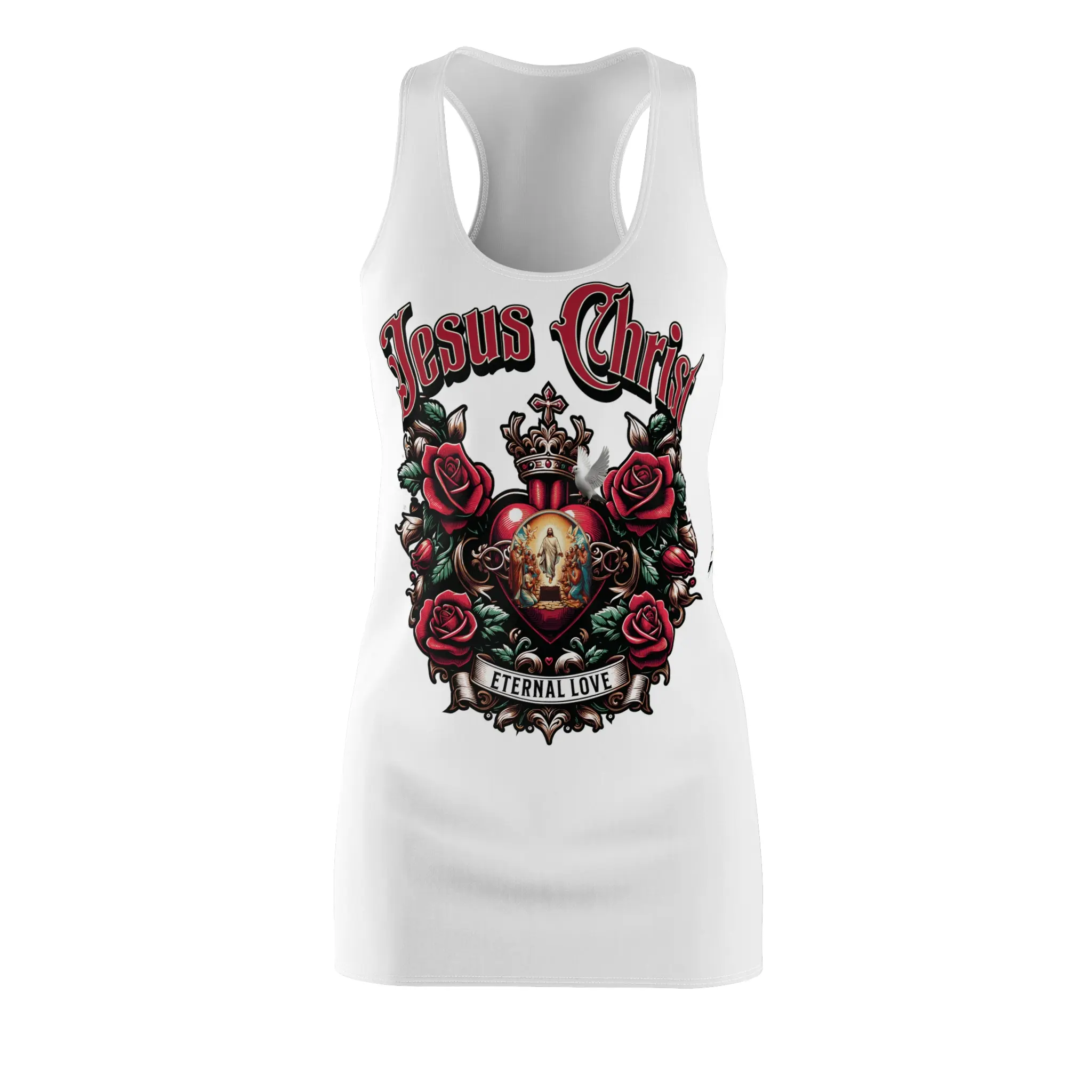 "Jesus Christ: Eternal Love" Racerback Dress