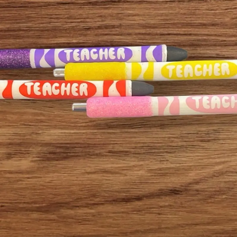 Marker pens can have names put on as well