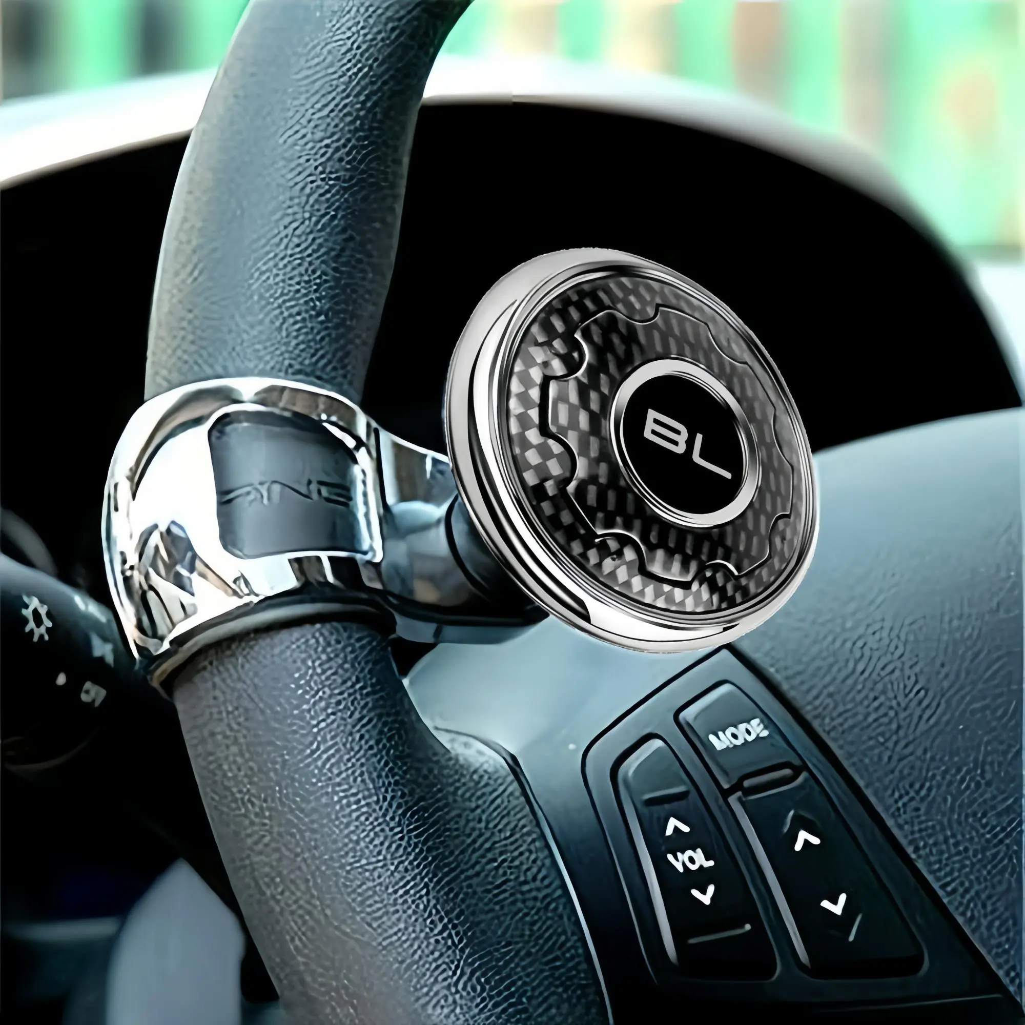 Car Steering Wheel Aid Ball, Handle Steerer with Steel Ball Bearings, Steering Knob, Enhances Driving Comfort, Effortless Turning, Enhanced Maneuverability, Durable Design, Lightweight Construction, Easy Installation