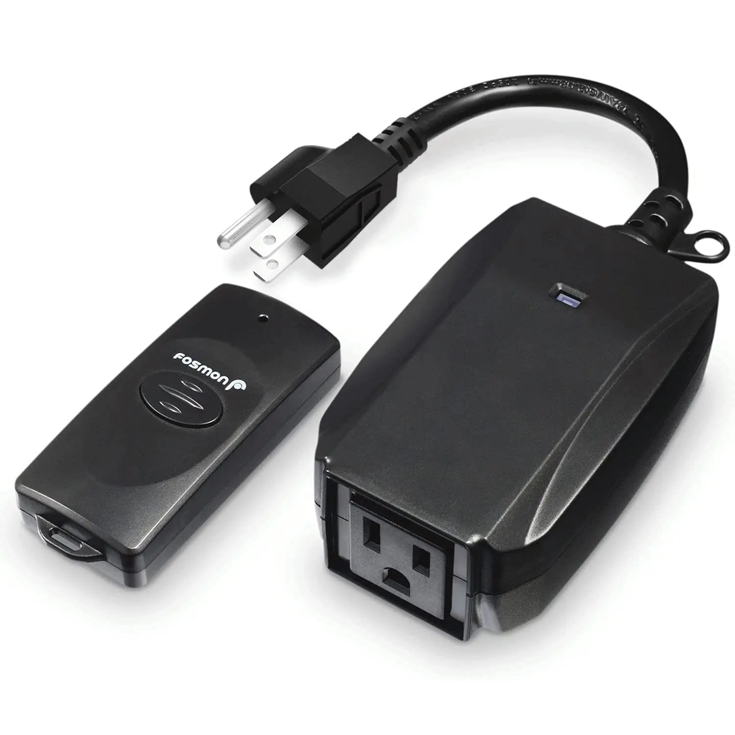 WavePoint  Remote Control Outdoor Electrical Outlet  Weatherproof Heavy Duty 3-Prong Plug-in ETL Listed ( Included) 1 Pack