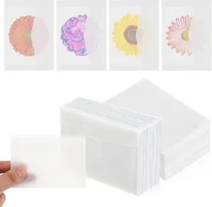 50 PCS Glassine Envelopes, 2.75x3.94inches Glassine Bags Vellum Envelopes Sealing Paper Small Coin Collection Vegetable Seeds Lottery Storage Pack Stamp Cards Home Office Campus Wedding Gift