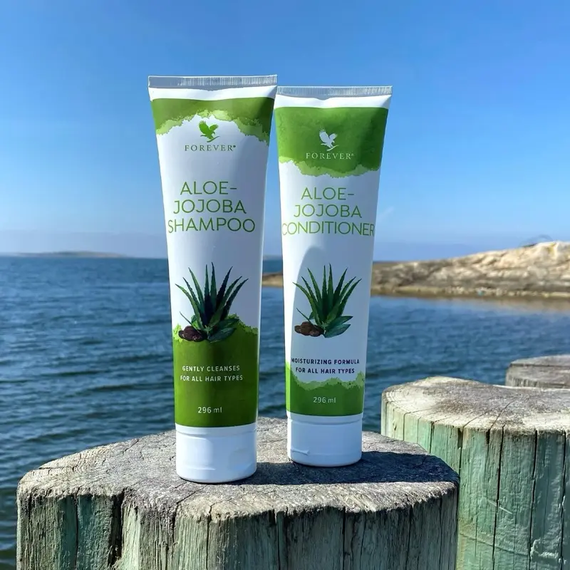 Forever Aloe-Jojoba Shampoo and Conditioner - Gentle Cleansing for All Hair  Types - 10 FL OZ - Moisturizing Formula - TikTok Shop
