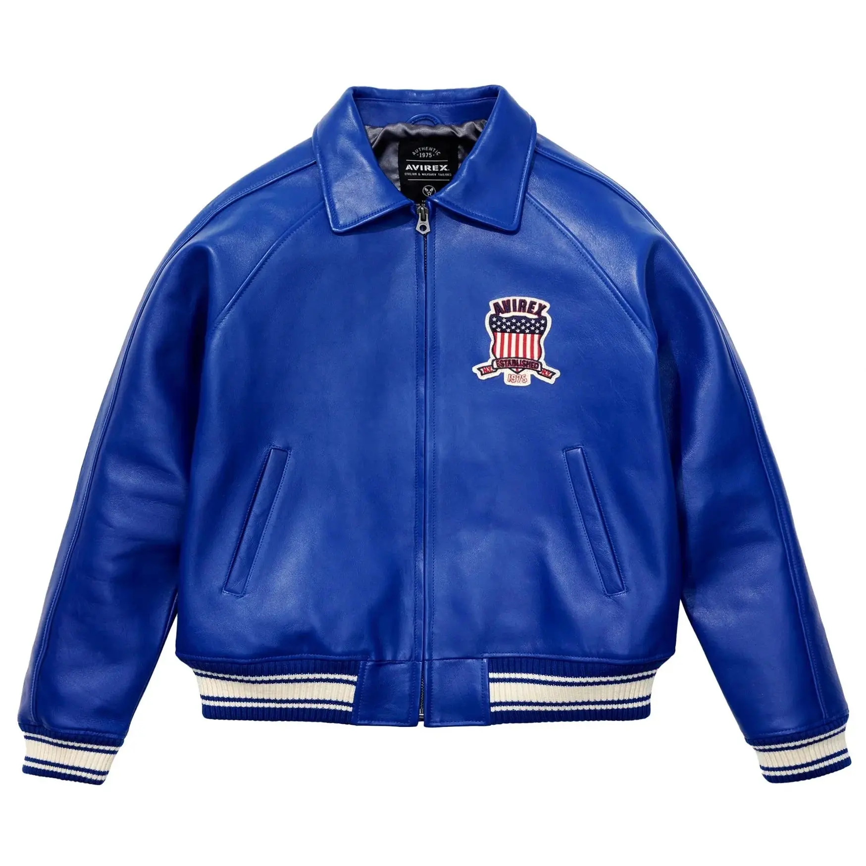AVIREX ICON JACKET BLUE - TikTok Shop