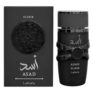 Lattafa Asad Elixir Eau De Parfum 100ml / 3.4oz Long Lasting Intense Warm Spicy Vanilla Amber Men Luxury Arabian Fragrance