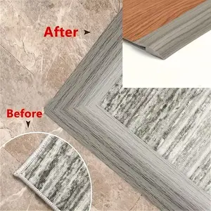 Self-Adhesive Floor Strips & Carpet Transition Strips, Covers Gaps, Prevents Curling, Easy Installation, 100 Cm/39.3 Inches