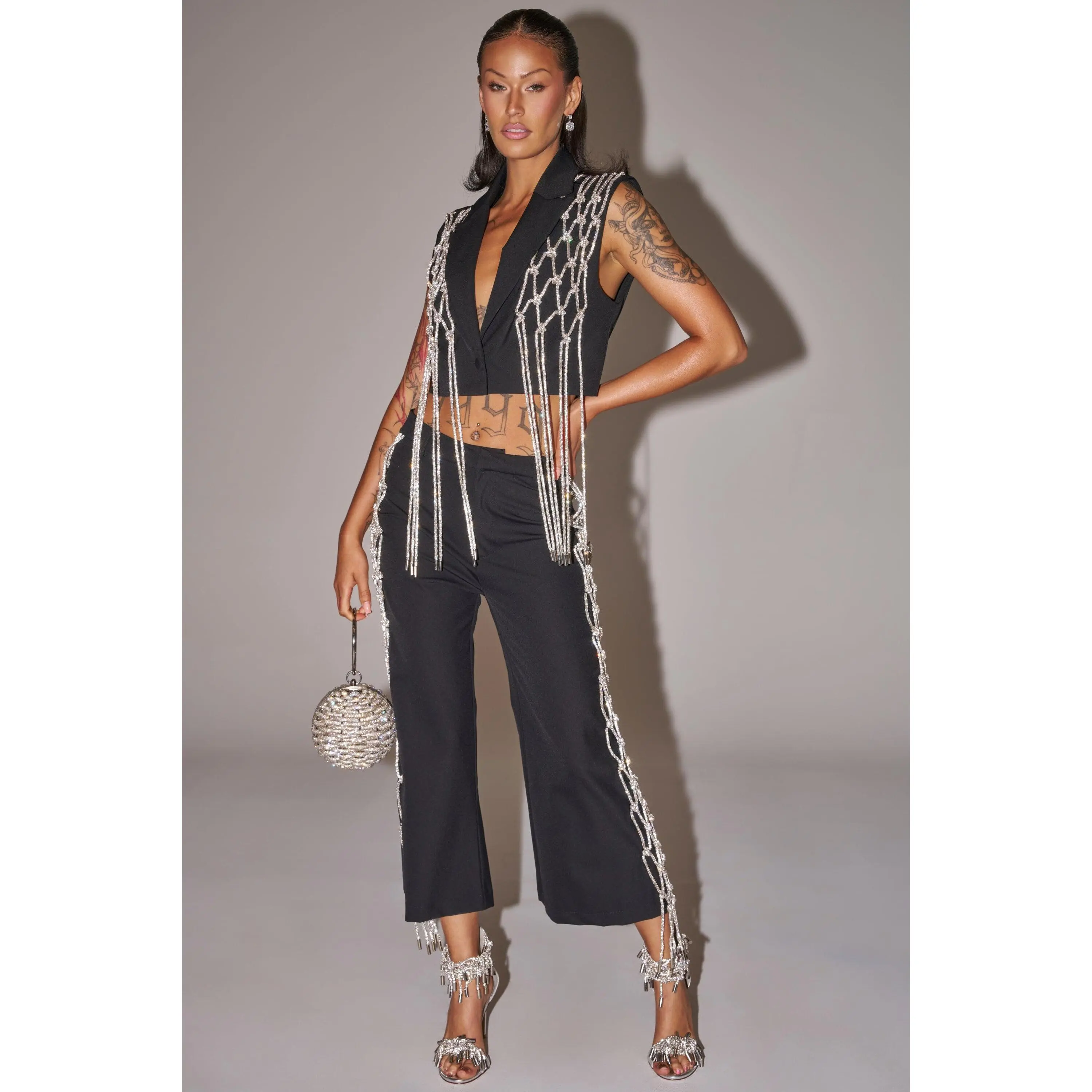 NINA RHINESTONE CULOTTES NINA RHINESTONE CULOTTES